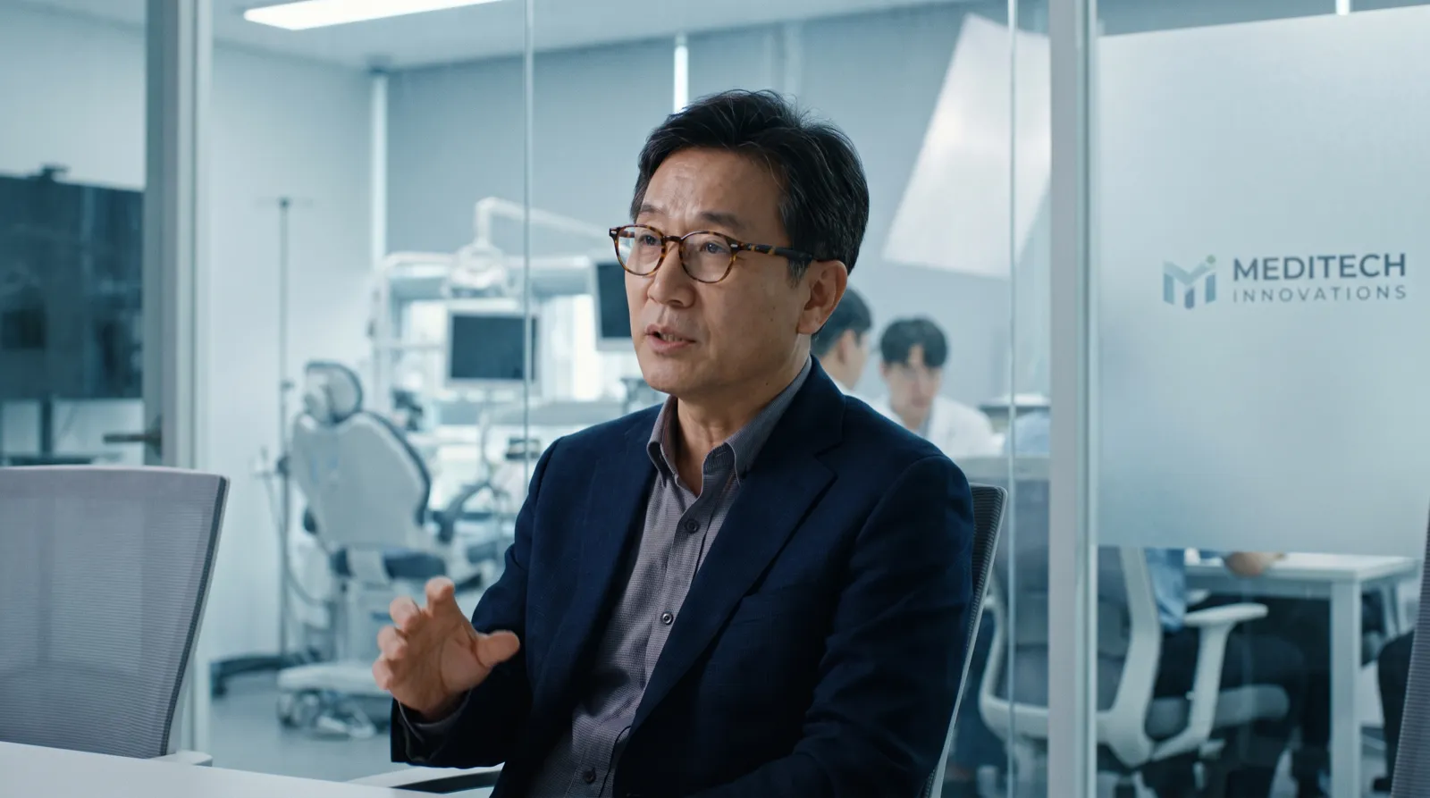 의료기기사 대표 인터뷰 스틸